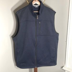 Izod Navy Blue Full Zip Vest - XL